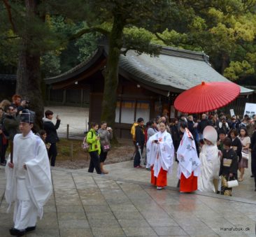 meiji jingu bryllupsprocession