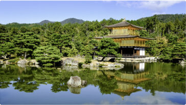 kinkakuji templet guldtemplet