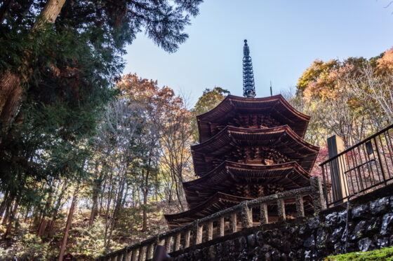 pagode_Anrakuji-templet_Bessho_Onsen