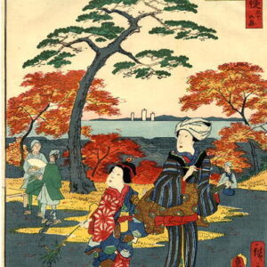 Hiroshige_2_and_Kunisada_1_Kaianji_Templet