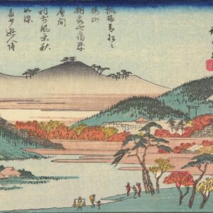 utagawa_hiroshige_teikei_momiji_træsnit