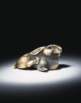 netsuke_kanin japansk kunsthåndværk