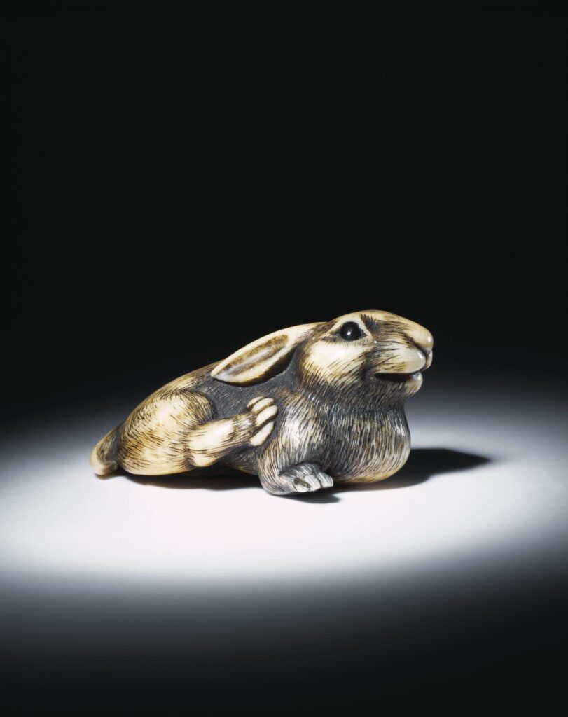 netsuke_kanin japansk kunsthåndværk
