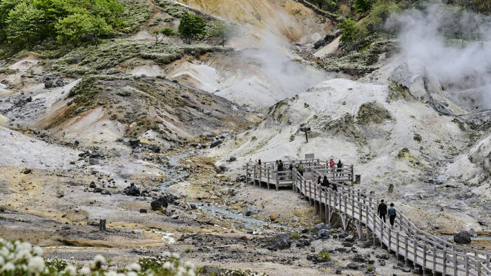 Jigokudani (Hell Valley) noboribetsu hokkaido