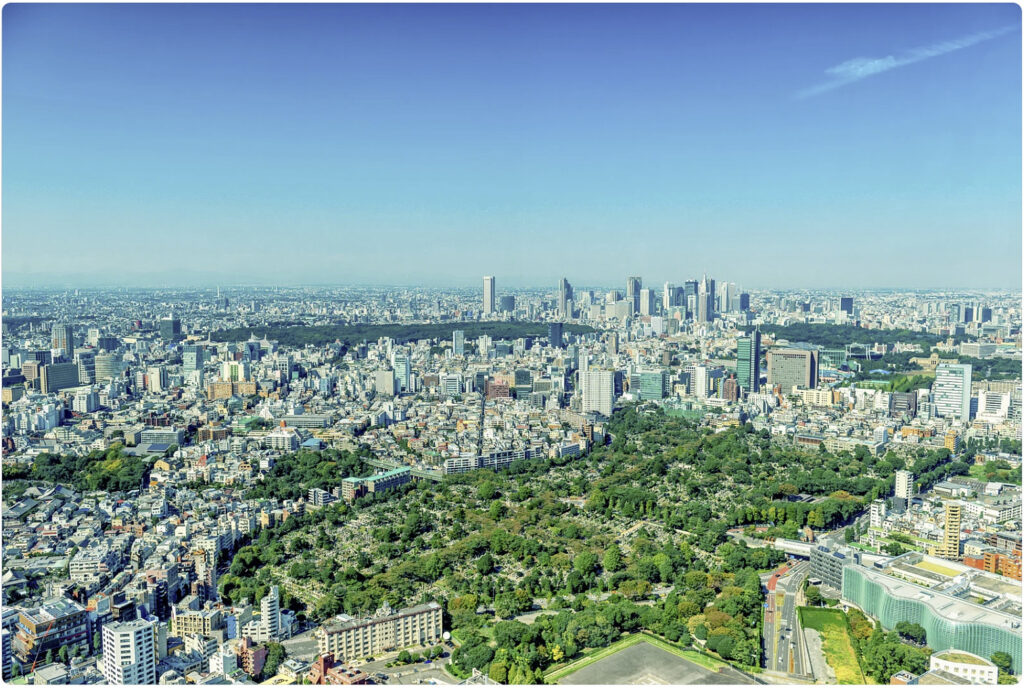 tokyo skyline - national art center 800px