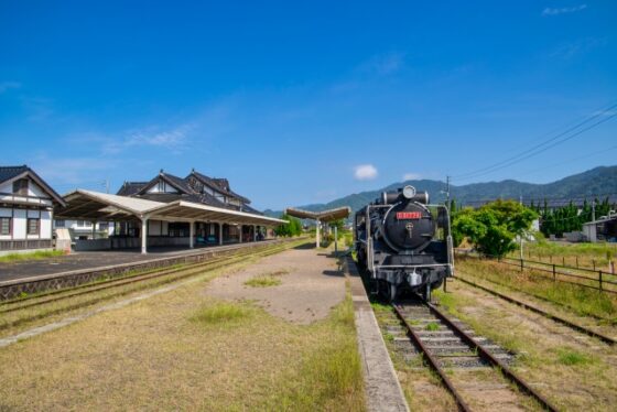 nedlagte Taisha stationsbygning i Izumo (3)