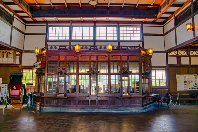 Den nedlagte Taisha-stationsbygning