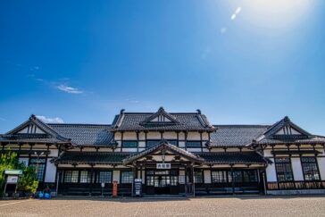 nedlagte Taisha stationsbygning i Izumo (3)