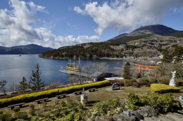 fuji bjerget hakone ashi søen piratskib