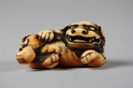 shishi løve netsuke